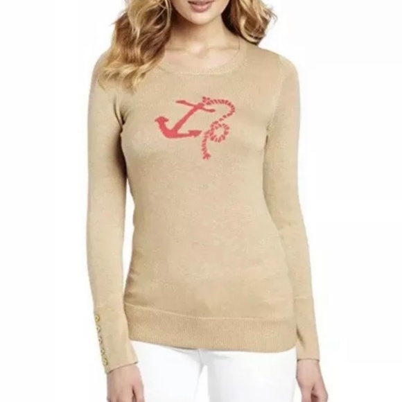 Lilly Pulitzer Sweaters - Lilly Pulitzer Women’s Medium Anchor Sweater